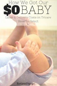 I was so nervous about how much labor and delivery were going to cost when I was pregnant.  On top of unpaid leave, was I going to have to foot a huge hospital bill??  Well, I'm here to tell you that a having a baby on Tricare Reserve Select costs $0.00