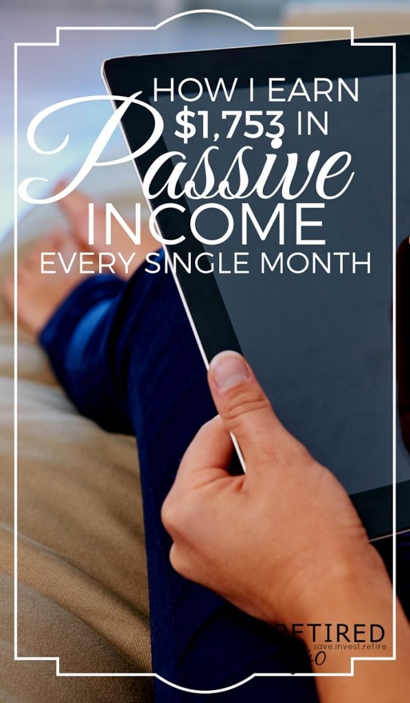 Do you think that you have to actually work online to make extra money? Well, I'm here to tell you that I earn $1,753 each month in passive income - online.