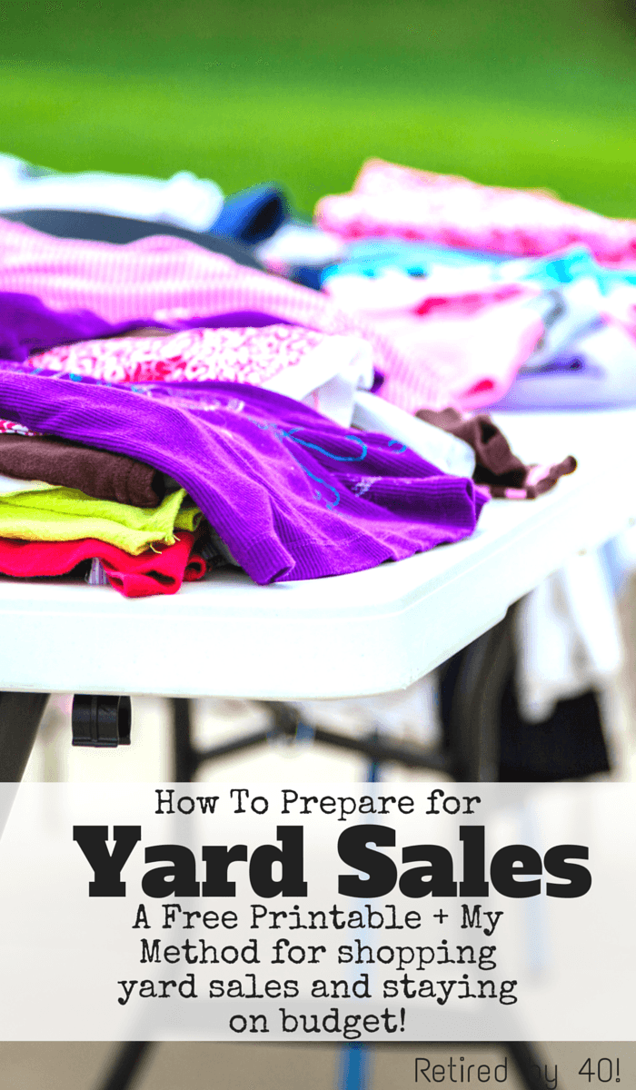 How to Prepare for Yard Sales
